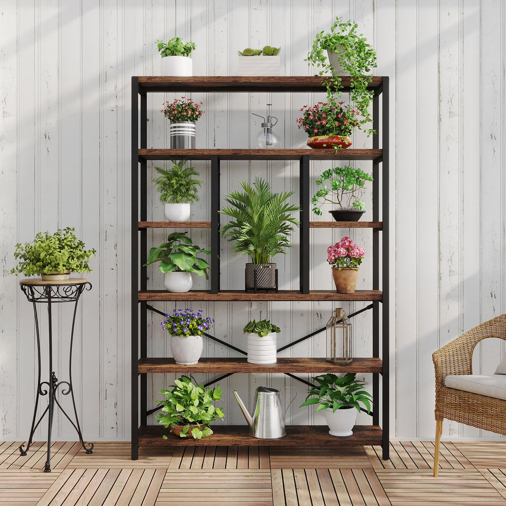 6 Tier Industrial Bookshelf P629