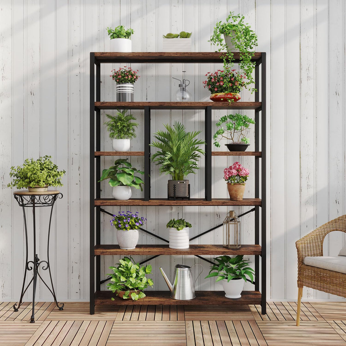 6 Tier Industrial Bookshelf P629