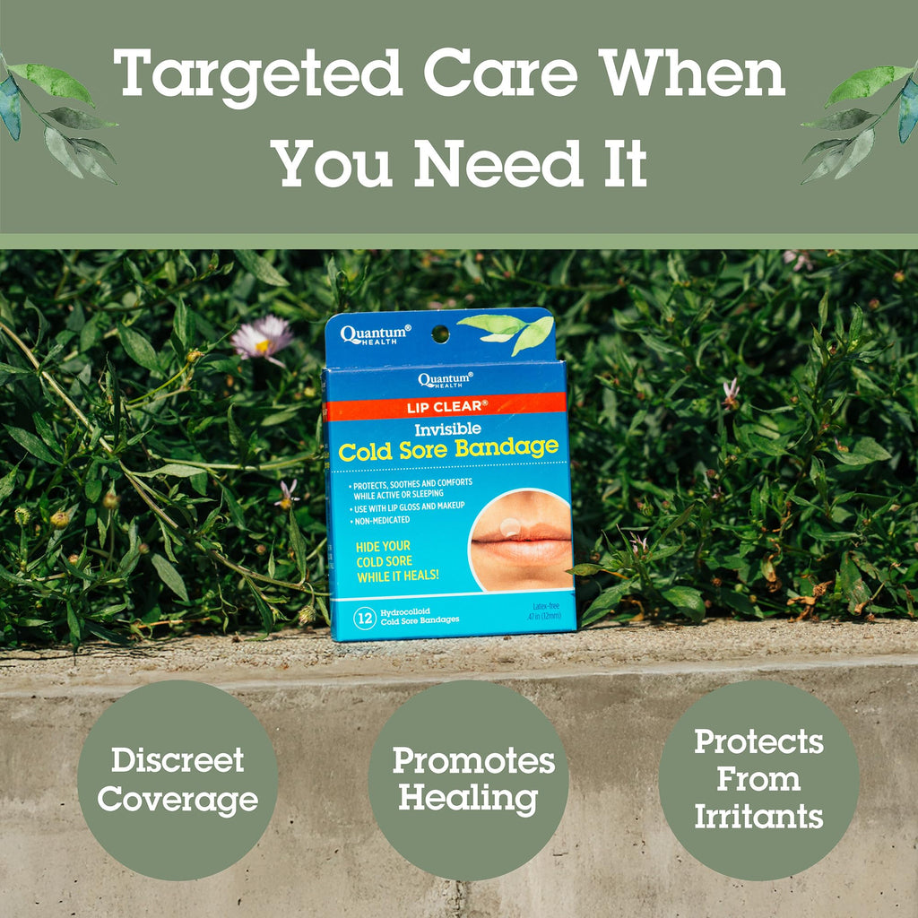 Cold Sore Healing Patches, 12 Bandages F7579