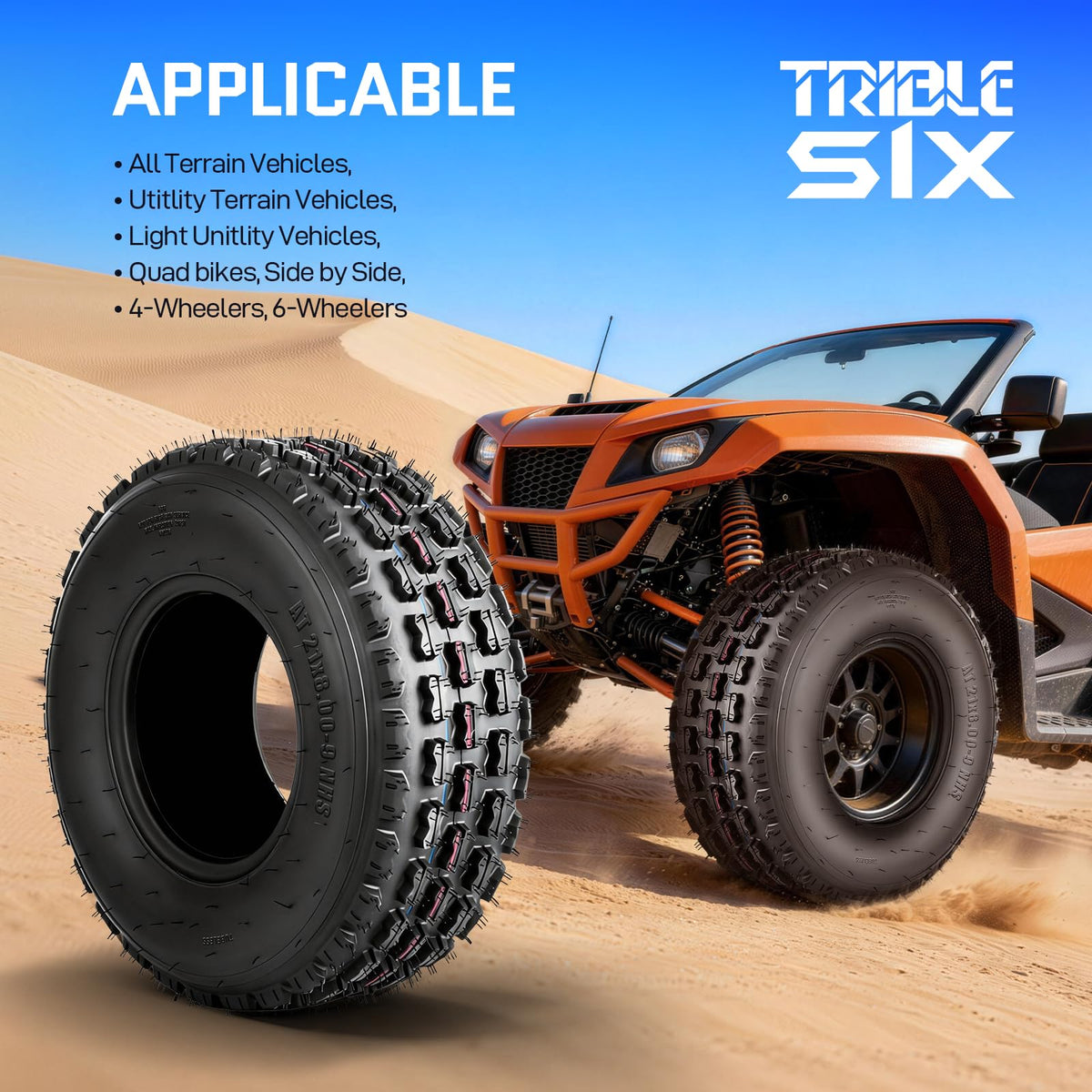 21x8-9 All-Terrain ATV/UTV Tires Set of 2 R735331
