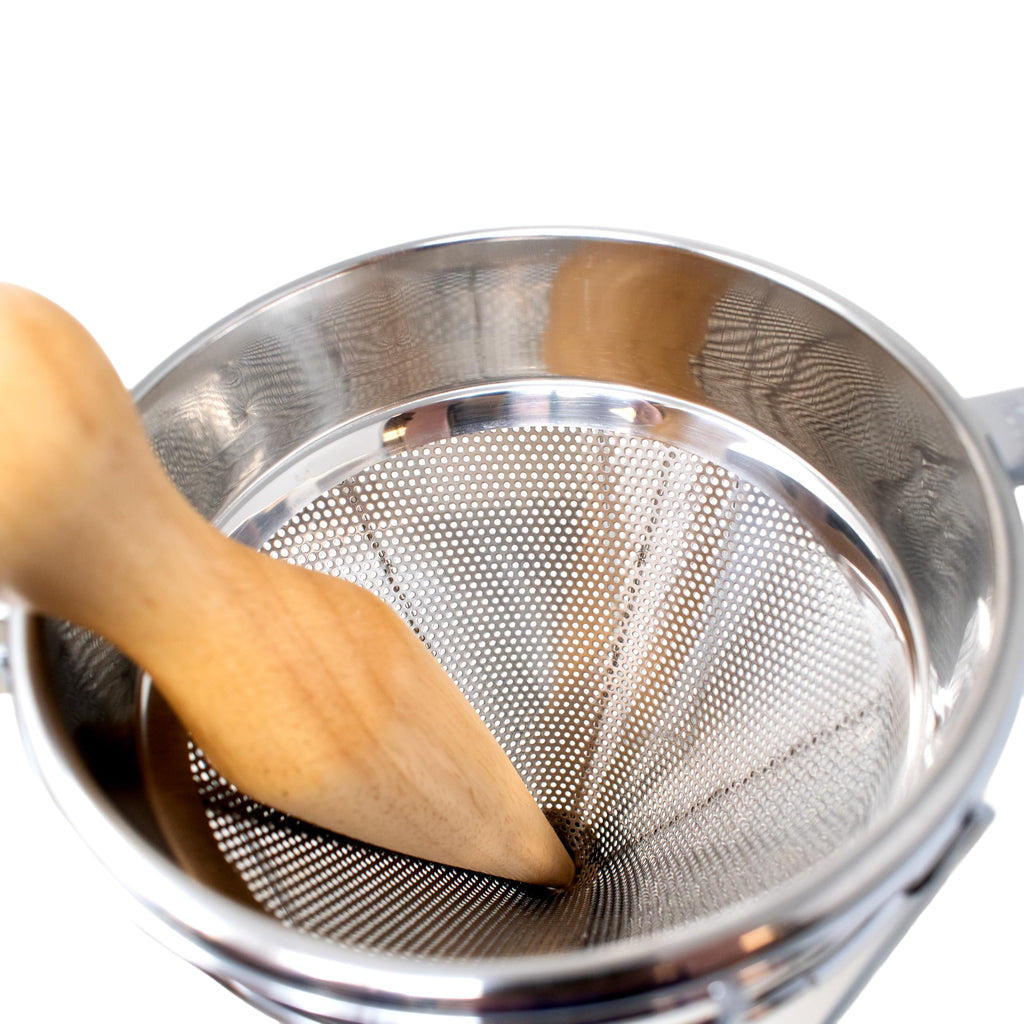 Stainless Steel Chinois with Stand and Pestle Set S64101