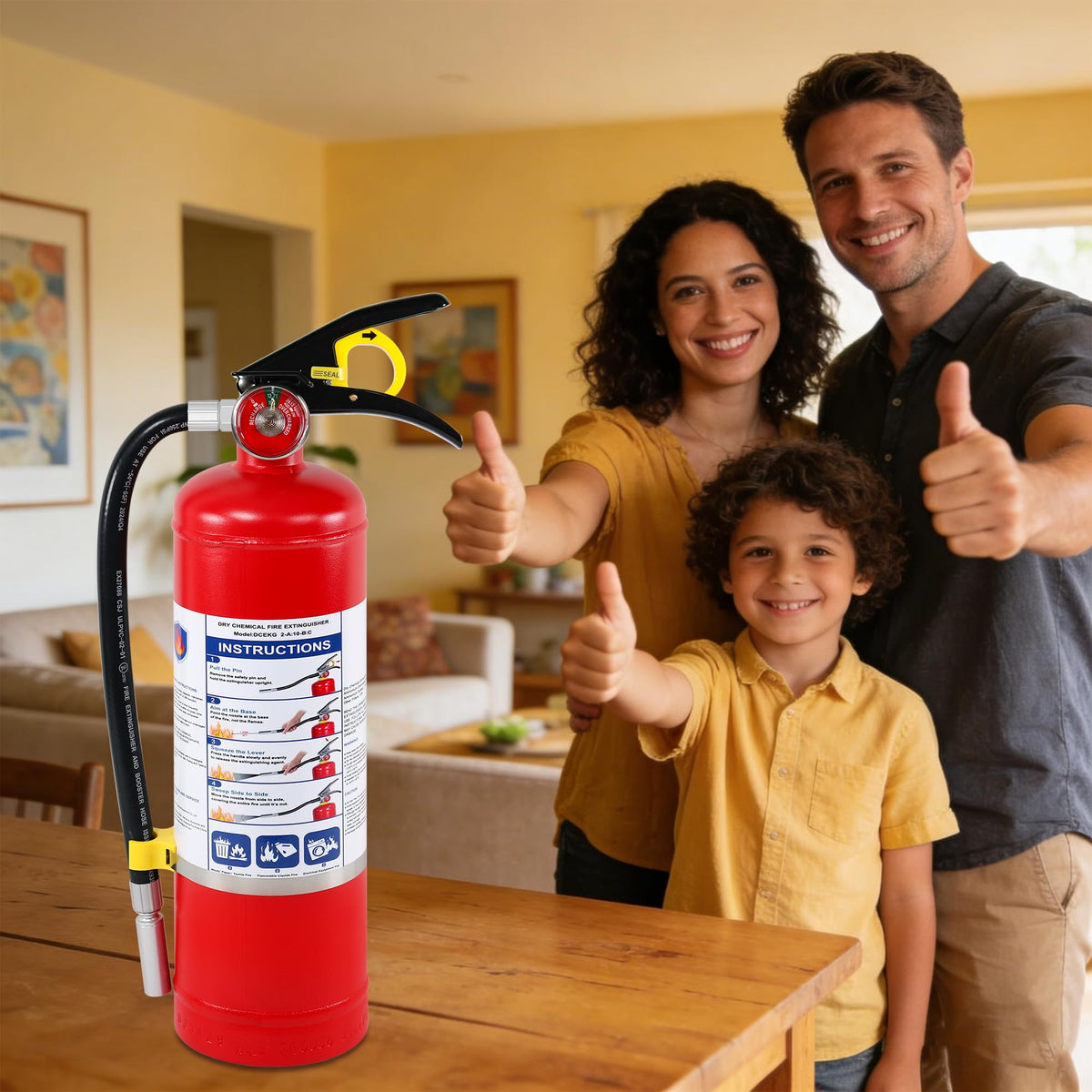 2-Pack 5 lb ABC Dry Chemical Fire Extinguishers T645