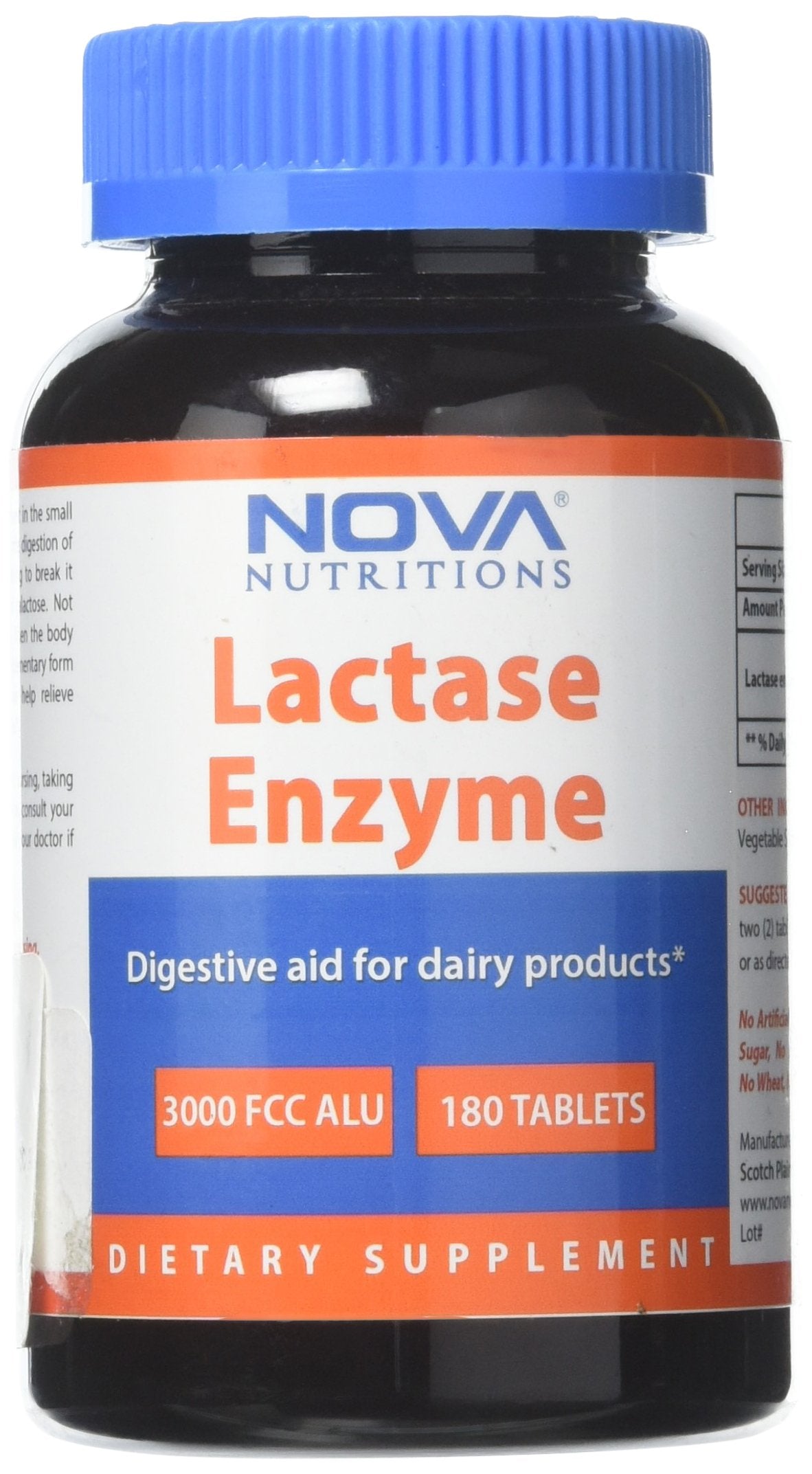 Lactase Enzyme 3000 FCC 180 Tablets R53545