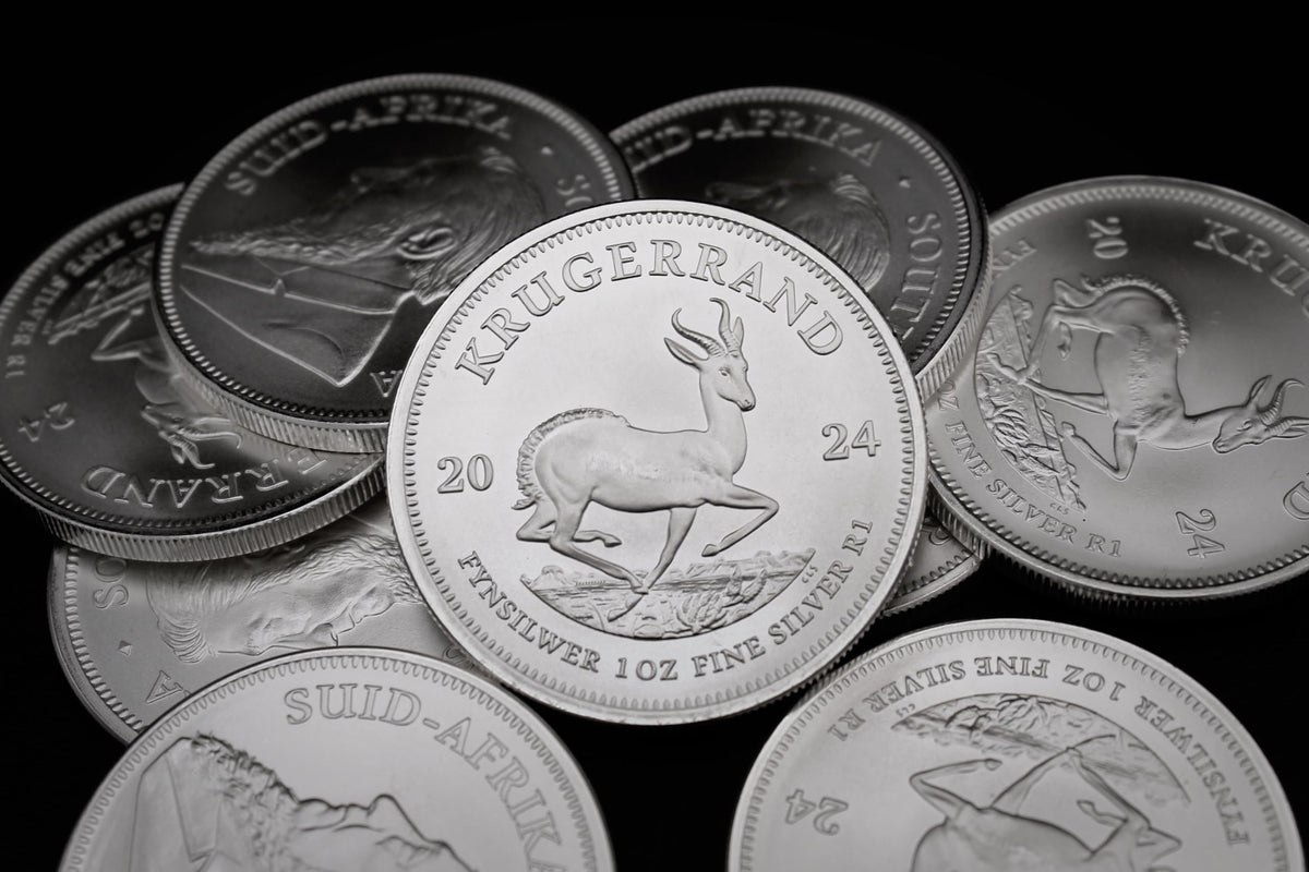 1 oz South African Silver Krugerrand Coin V48717