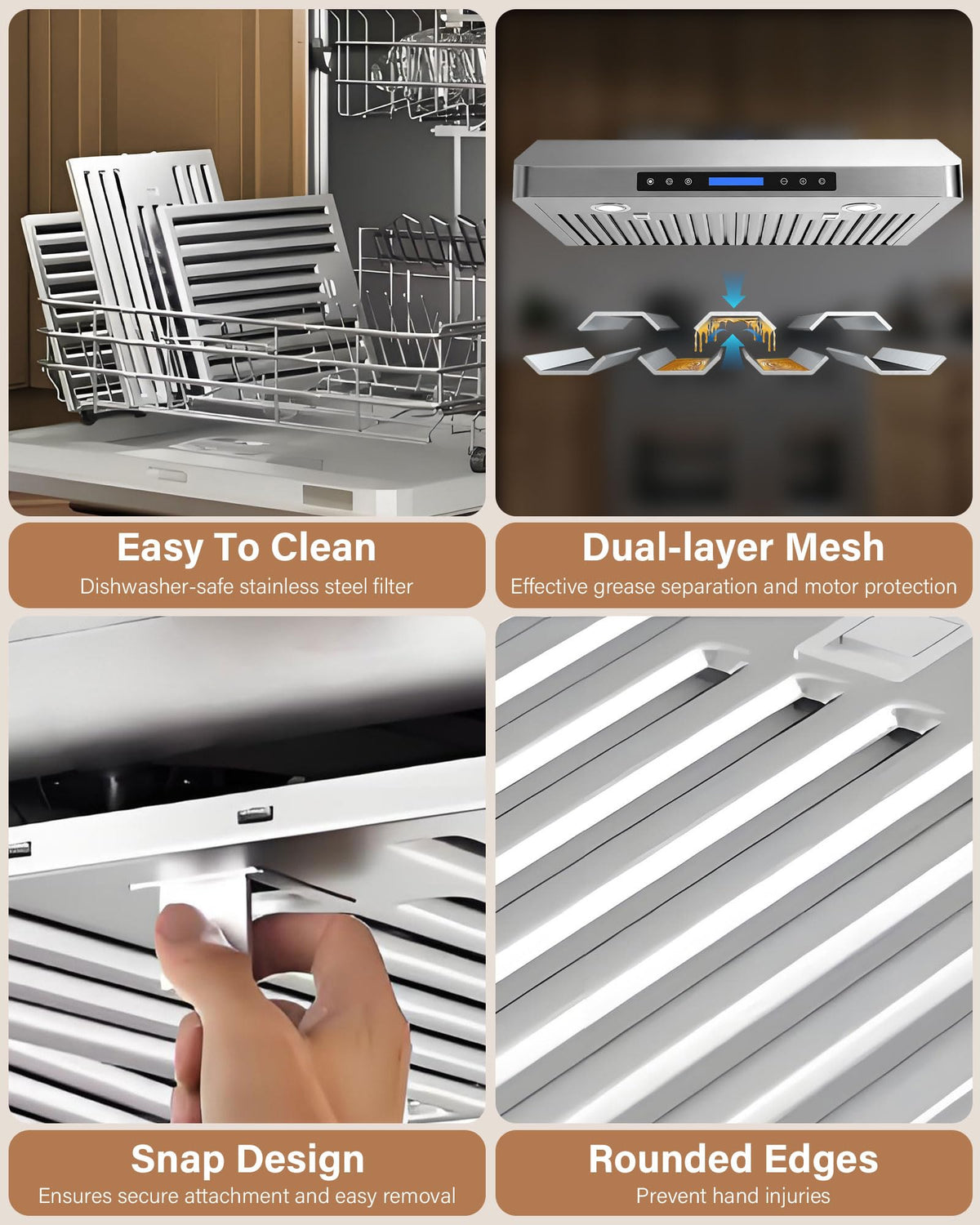 30 inch 900 CFM Stainless Steel Under Cabinet Range Hood J122040