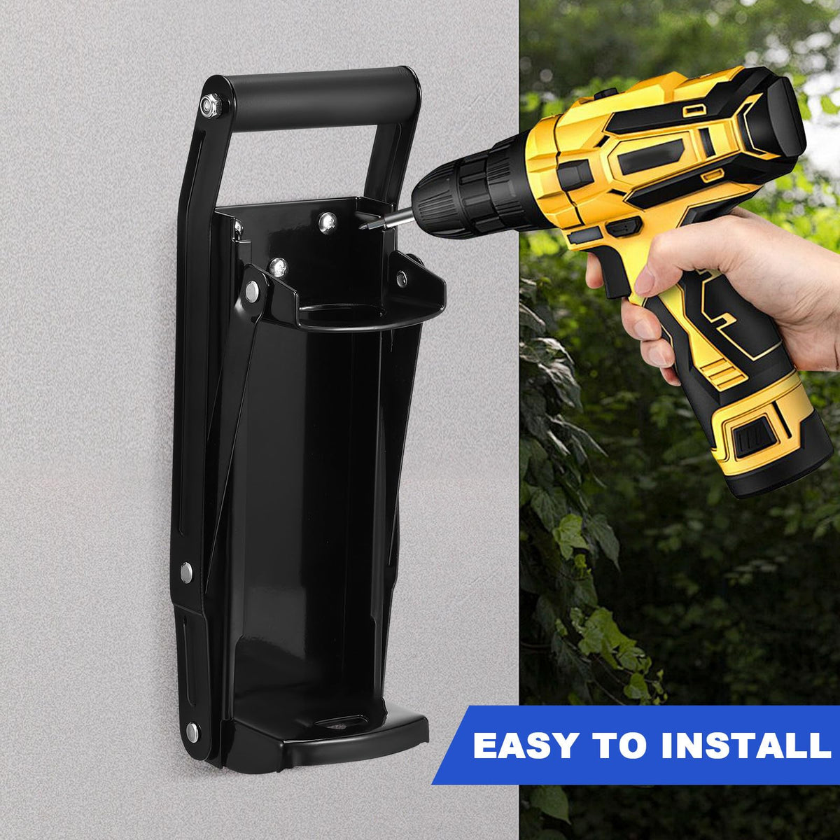 Heavy Duty Wall Mounted Can Crusher with Bottle Opener W71385