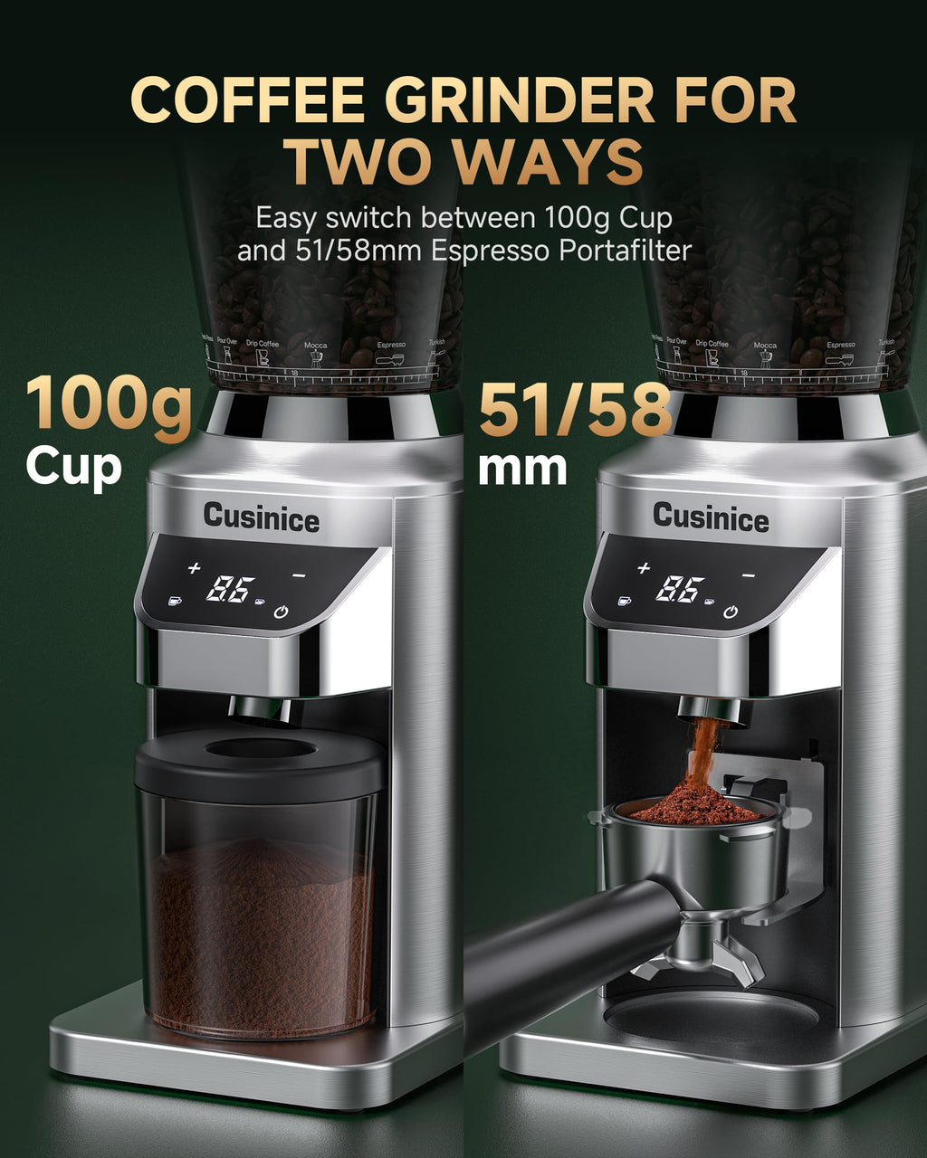 Conical Burr Coffee Grinder C43771