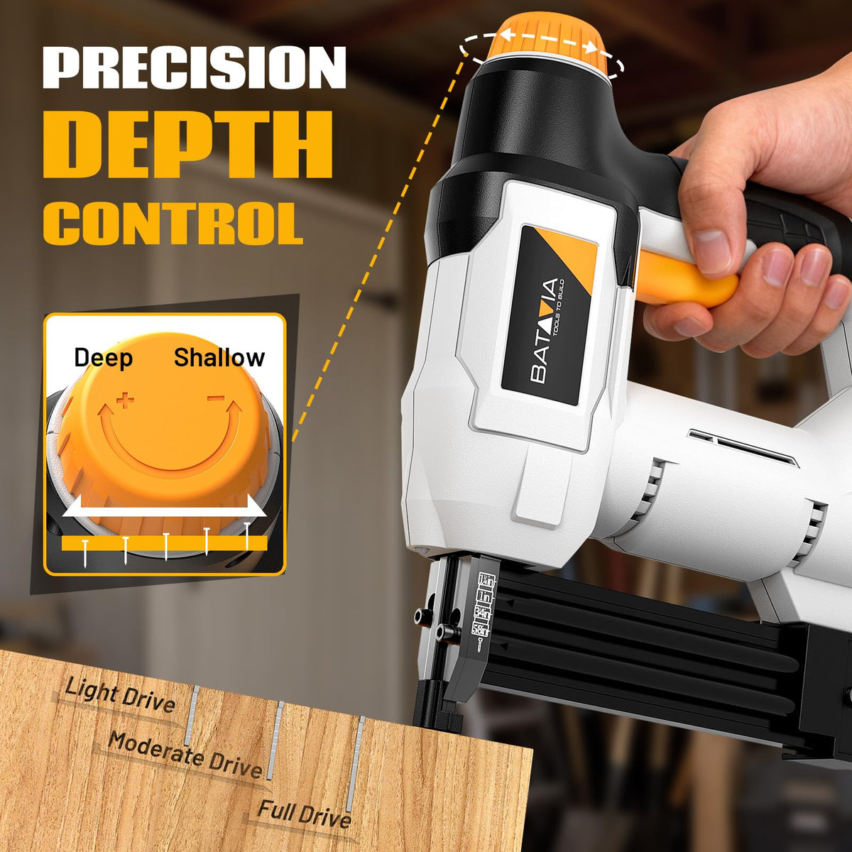 20V Cordless 18GA 2-in-1 Brad Nailer & Stapler Q720008