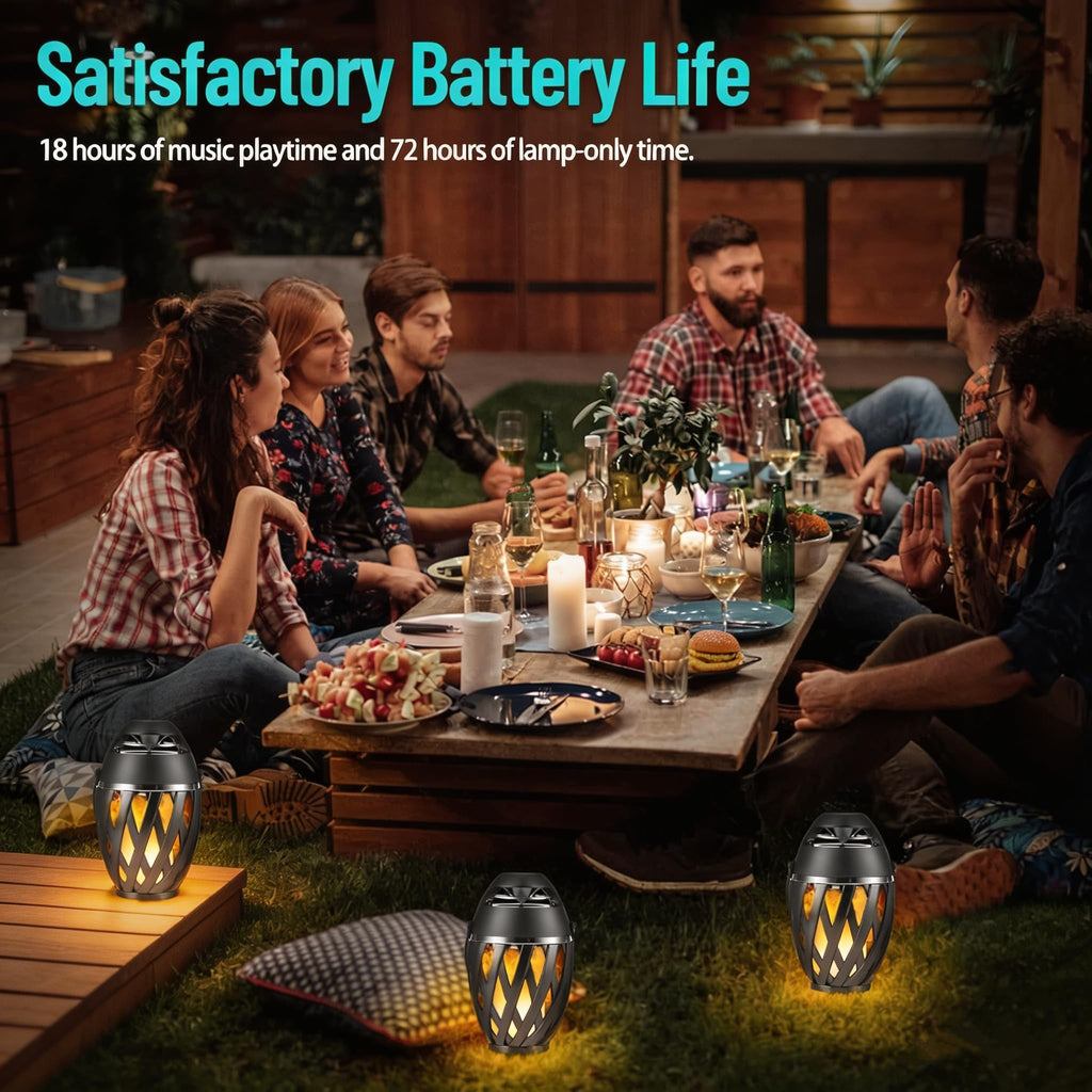 2 Pack Waterproof Wireless Bluetooth Outdoor Speakers L1635