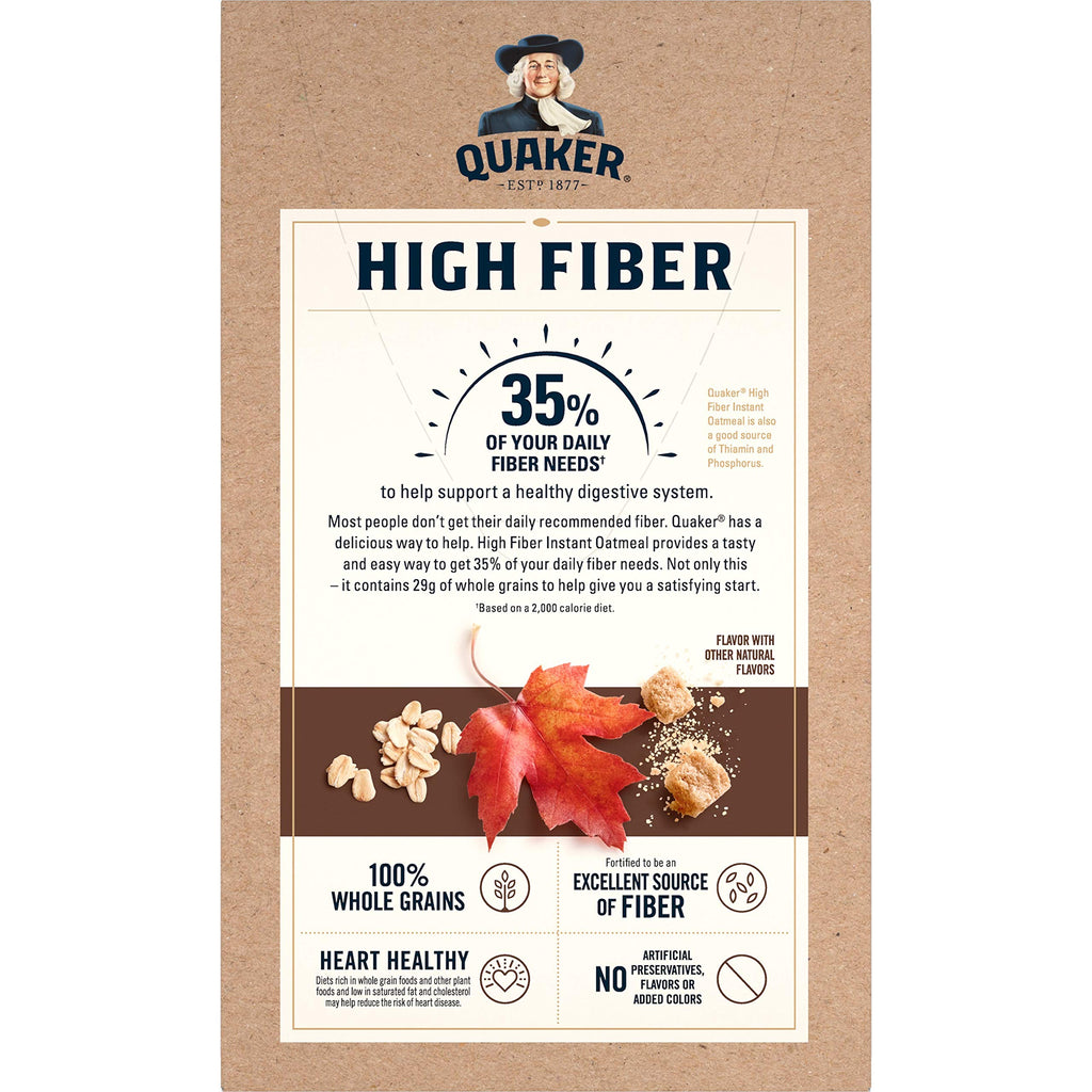 High Fiber Instant Oatmeal 8 Ct H207