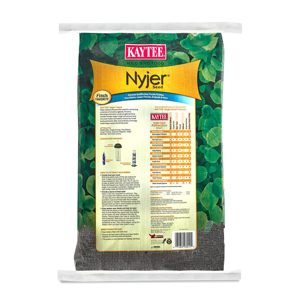 Nyjer Seed for Finches & Other Wild Birds, 20 Pounds T1967