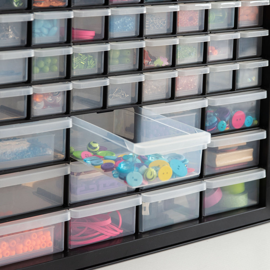 Black 44-Drawer Small Parts Storage Cabinet Y480333